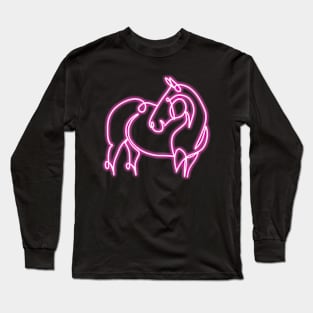 Neon Horse Long Sleeve T-Shirt